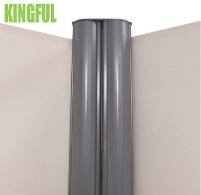 Bức màn hình bên sân thượng có thể kéo lại hai lần với vật liệu polyester hoạt động bằng tay