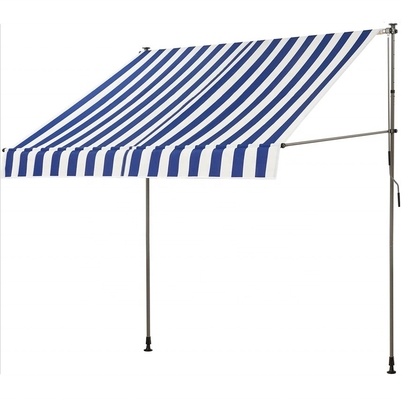 300 cm rộng ban công Awning Polyester Sail vật liệu tay Crank Bảo vệ mặt trời Không khoan
