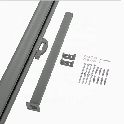 Xám nhôm 200 * 300cm Tấm lót bên có thể kéo lại cho khu vườn bên ngoài và sân thượng