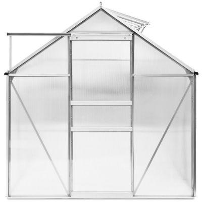 Không phủ khung kết thúc 6ft X 8ft vườn lớn nhà kính cho làm vườn ngoài trời