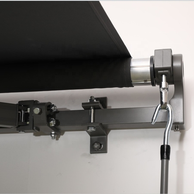 300 * 200CM cánh tay khớp có thể kéo ra mặt trời với tay crank và điều chỉnh góc