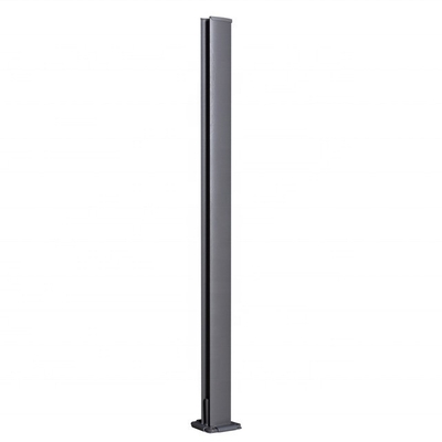 Vật liệu buồm polyester ngoài trời bên cạnh bóng râm hàng rào riêng tư với vòm bên có thể kéo lại