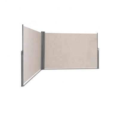 160 * 600cm Double retractable dọc màn chắn gió riêng tư phân vùng với khung nhôm