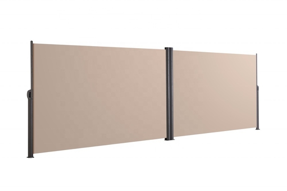 160 * 600cm Double retractable dọc màn chắn gió riêng tư phân vùng với khung nhôm