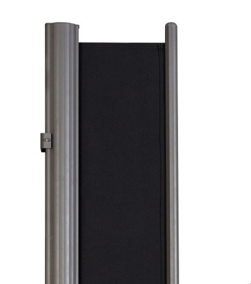 Lớp lót bên có thể kéo lại cho sân ngoài trời Xám Polyester Material Sail Privacy Walls