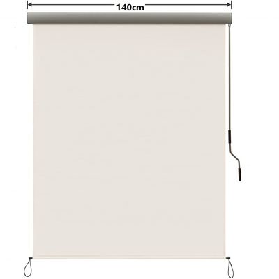 1.6m * 2.5m Vật liệu buồm polyester có thể kéo lại chống nước Sunshade Drop Vertical Awning