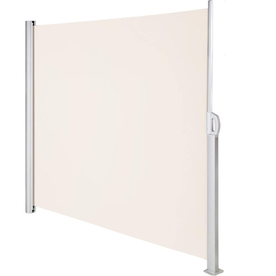 Bên ngoài có thể kéo lại mái hiên 63x118 inch với hoạt động bằng tay 100% polyester