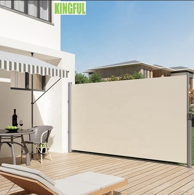 Bên ngoài có thể kéo lại mái hiên 63x118 inch với hoạt động bằng tay 100% polyester