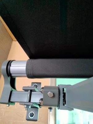 Vật liệu buồm Polyester Cửa nhòa kéo ra cho sân thượng ban công Tấm phủ chống nước UV