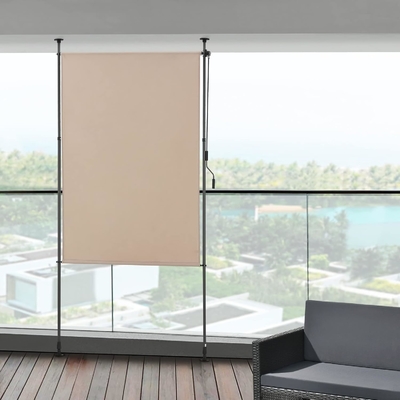 Bụi phủ 200x270cm Trần treo chống nước vải màu xám cho vườn ban công