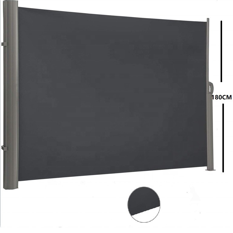 Xám nhôm 200 * 300cm Tấm lót bên có thể kéo lại cho khu vườn bên ngoài và sân thượng