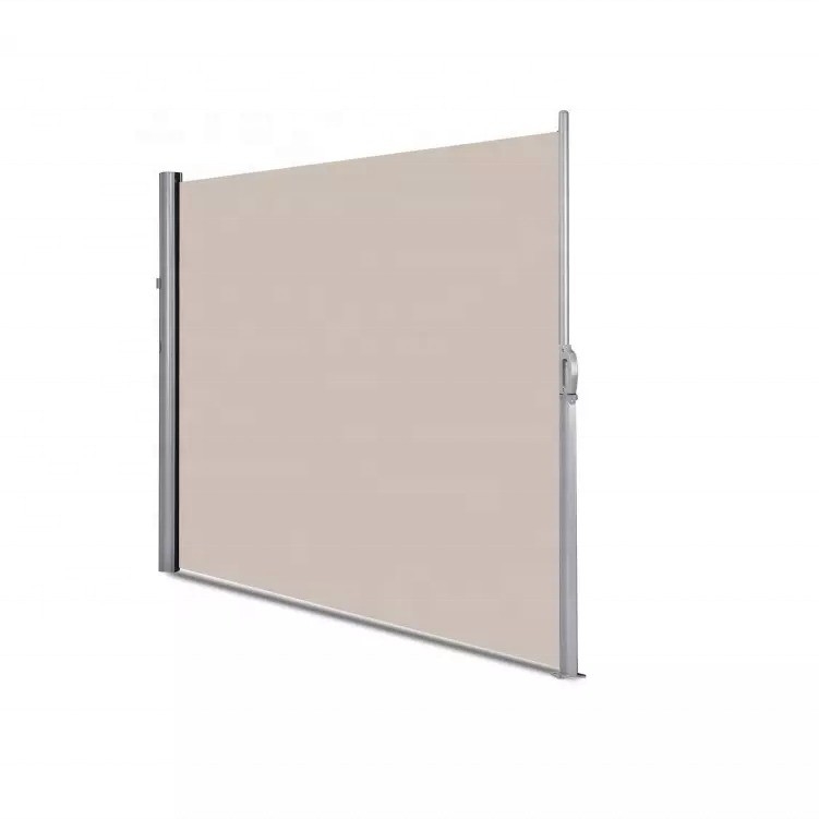 Vật liệu buồm polyester ngoài trời có thể kéo lại màn chắn gió gấp cho sân vườn sân thượng